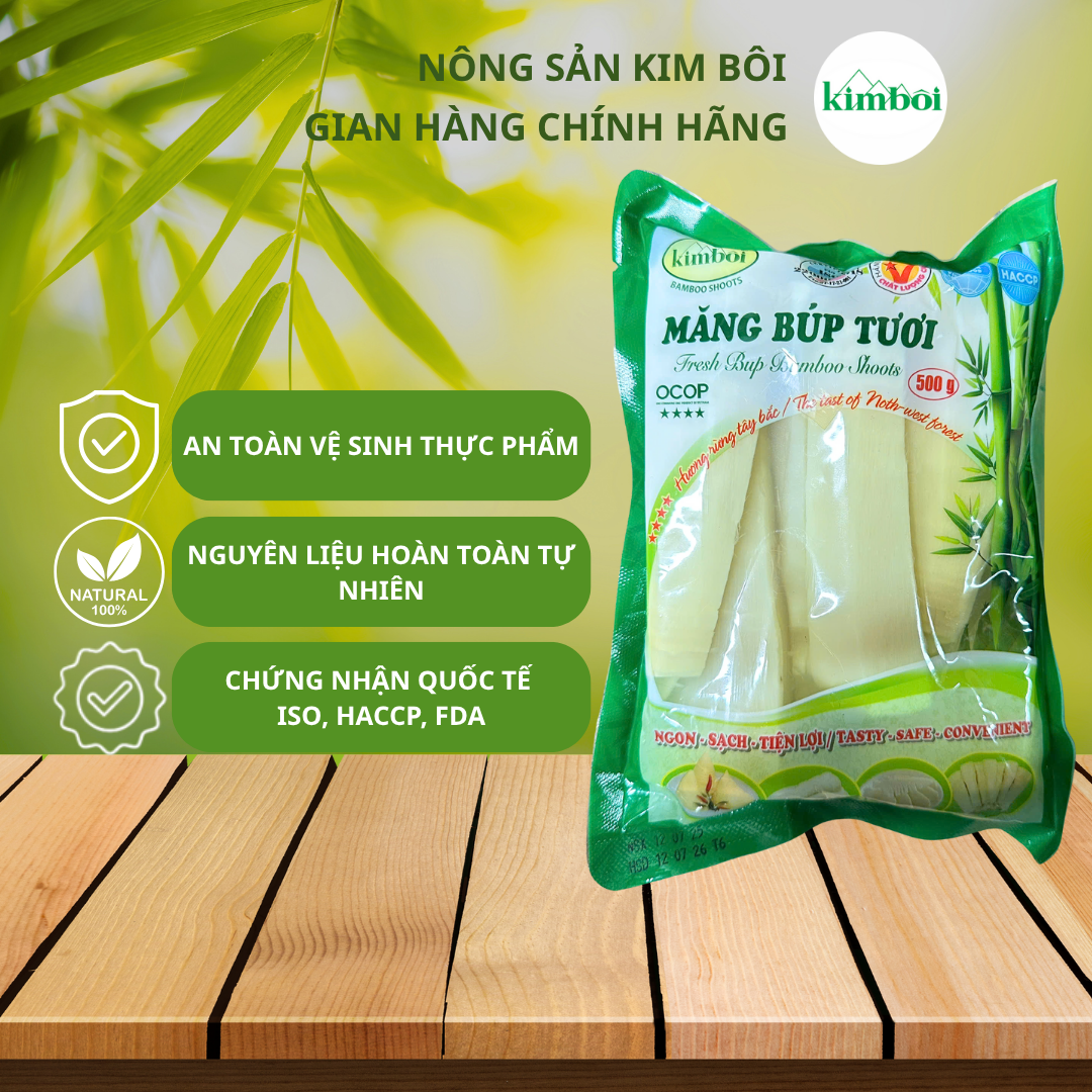 Măng búp tươi Kim Bôi 500g Măng búp tươi 500g