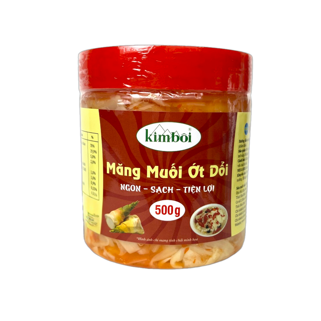 Măng muối ớt dổi 500g Măng muối ớt dổi 500g