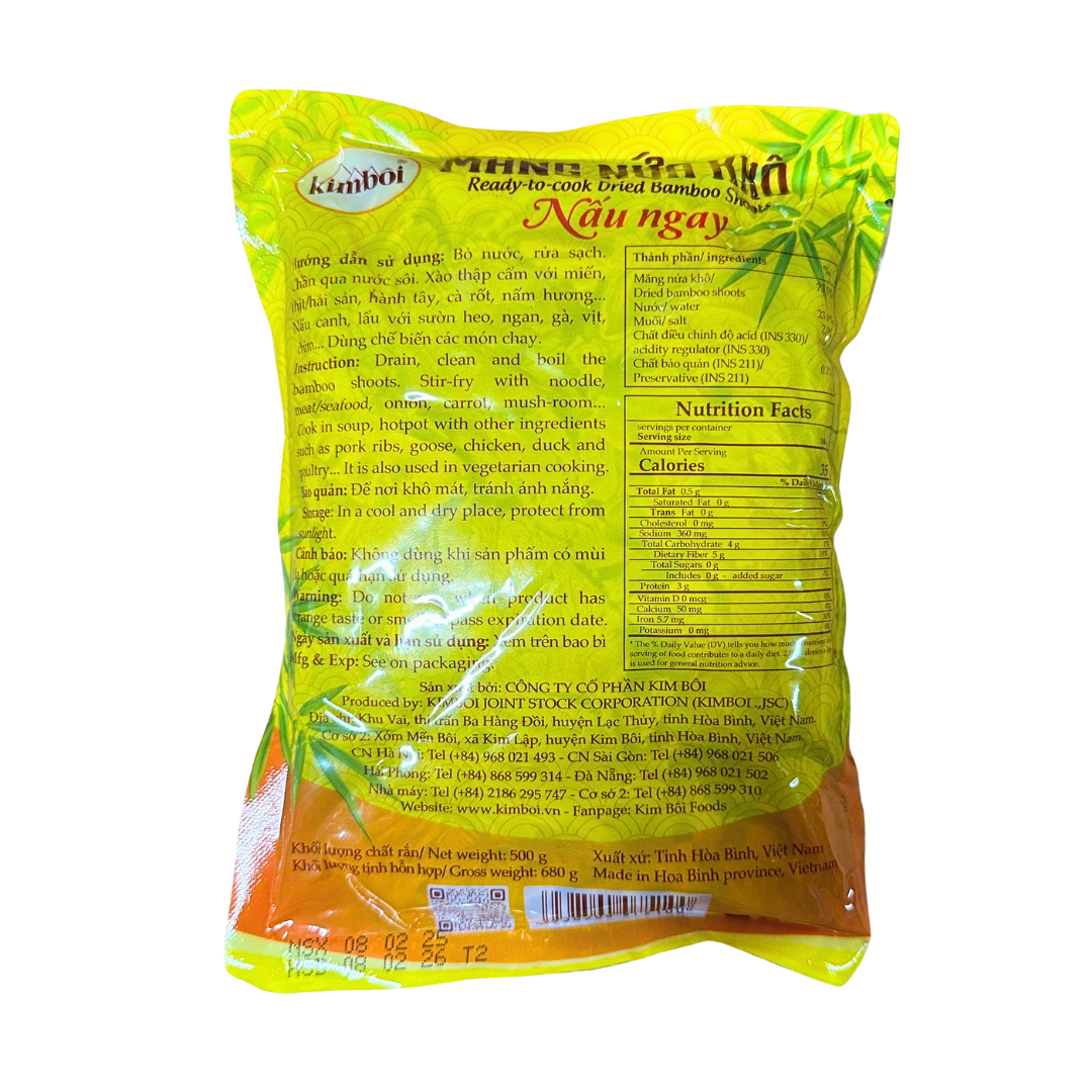 Măng nứa khô 500g Măng nứa khô 500g