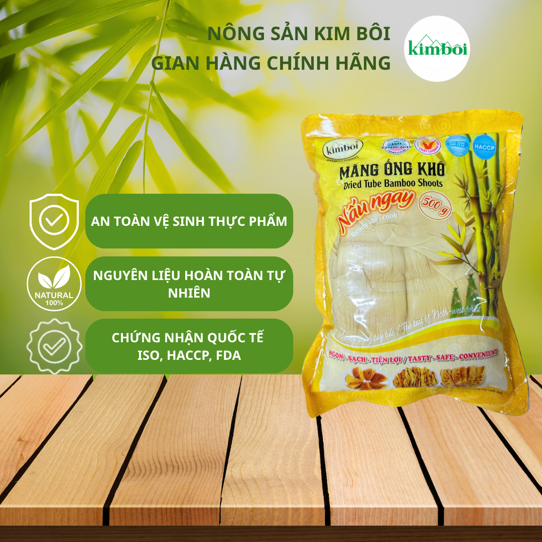 Măng ống khô Kim Bôi 500g Măng ống khô 500g