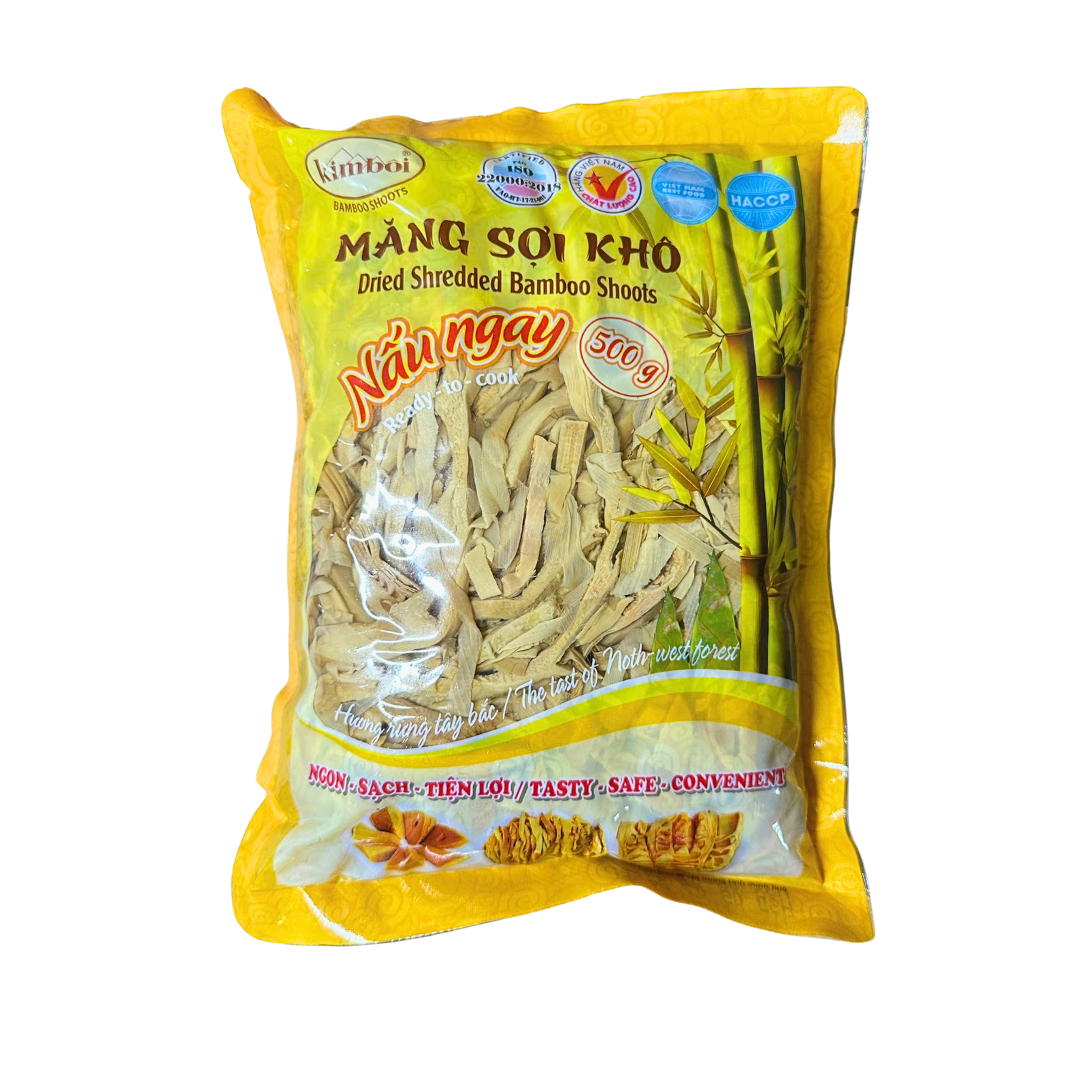 Măng sợi khô (mặt trước)