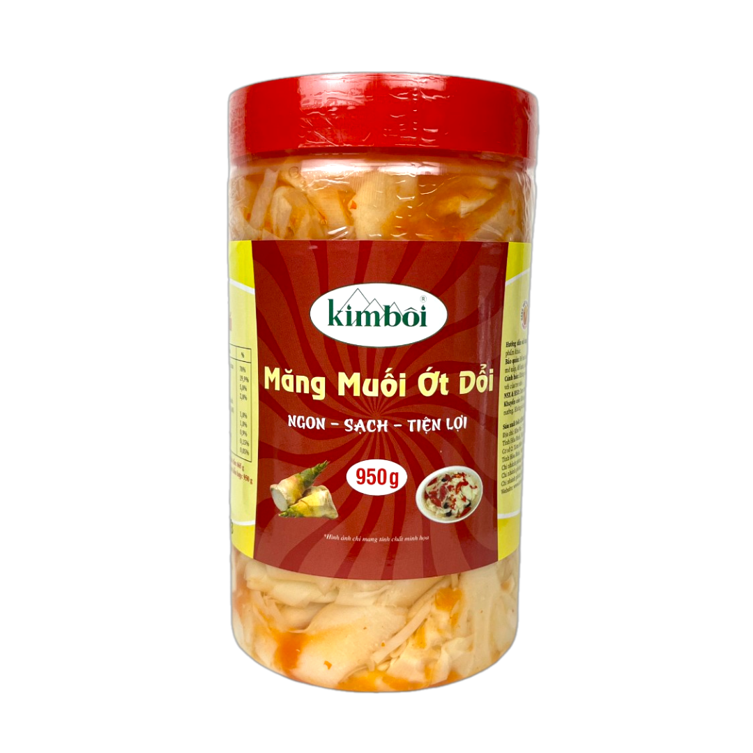 Măng muối ớt dổi 950g Măng muối ớt dổi 950g