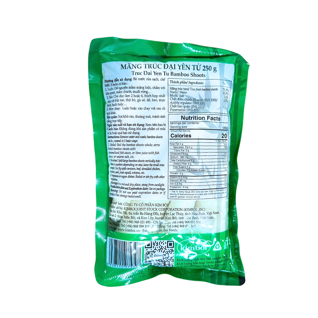 Măng trúc đại Yên Tử 250g Măng trúc đại Yên Tử 250g
