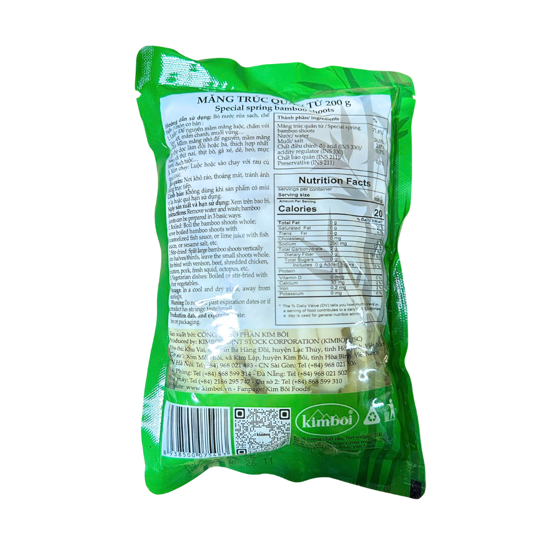 Măng trúc quân tử 200g Măng trúc quân tử 200g