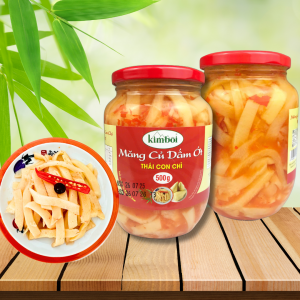 Măng củ dấm ớt thái con chì 500g
