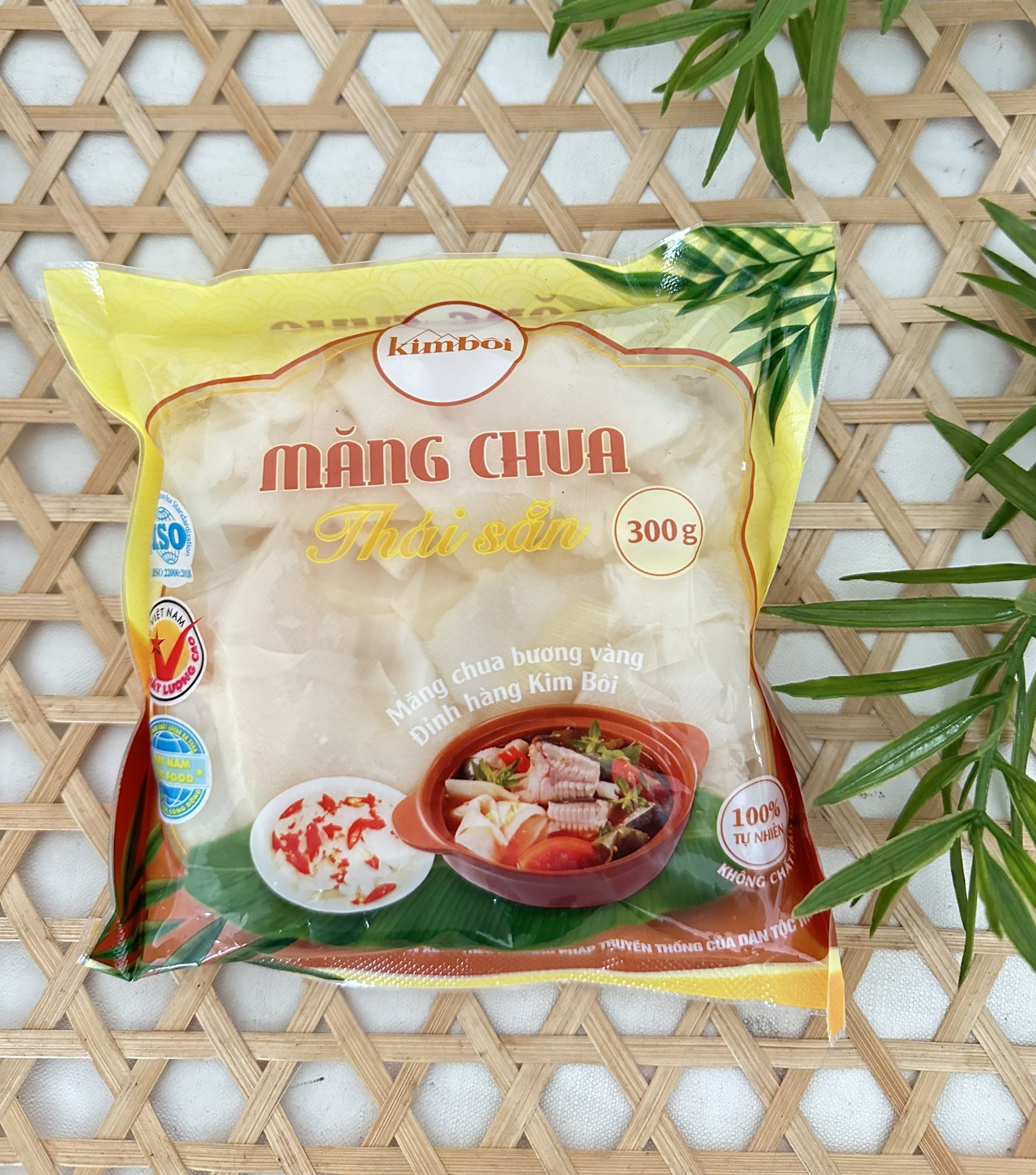 Măng chua thái sẵn