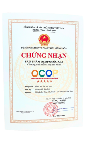 MĂNG CHUA THÁI SẴN KIM BÔI ĐẠT CHỨNG NHẬN OCOP 5 SAO CẤP QUỐC GIA