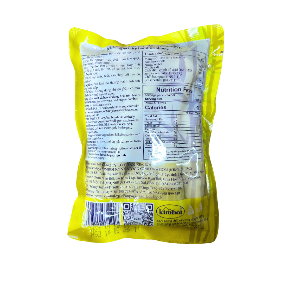 Măng trúc đặc sản 300g (mặt sau)