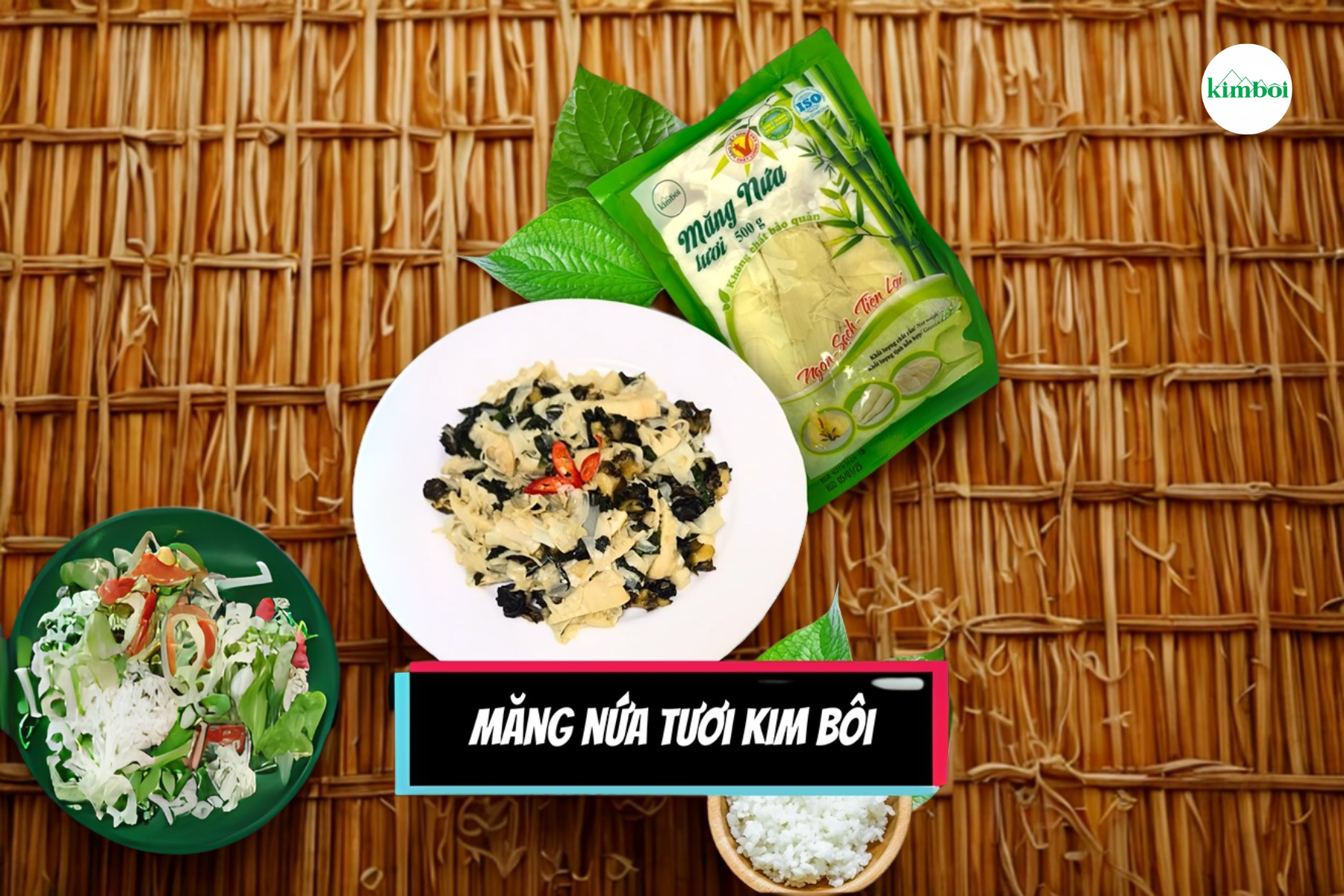 Ốc xào măng