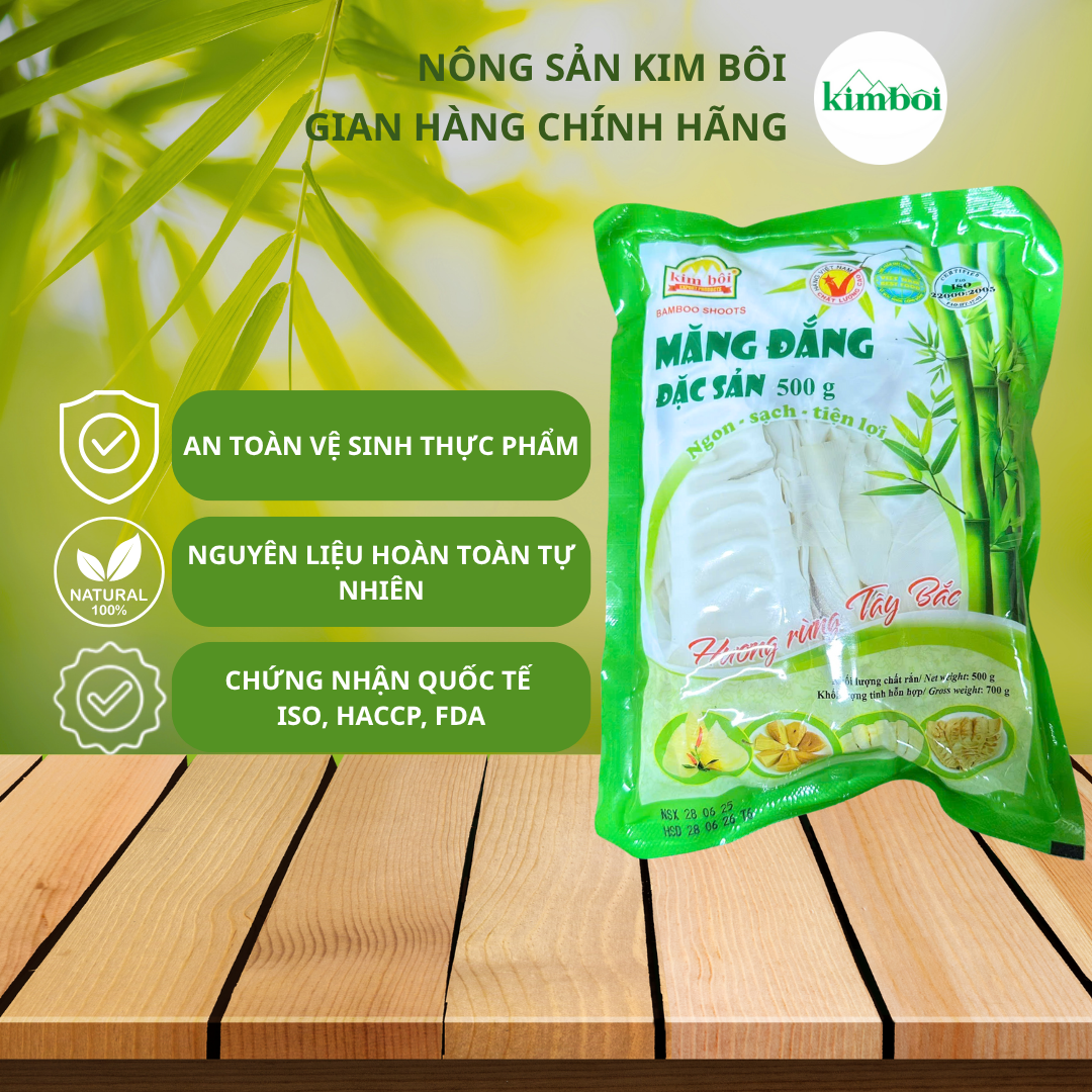 Măng đắng đặc sản Kim Bôi 500g Măng đắng đặc sản 500g