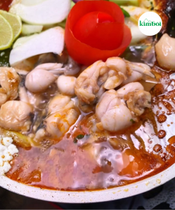 Cách nấu lẩu ếch măng cay ngon chuẩn vị tại nhà với măng búp tươi Kim Bôi